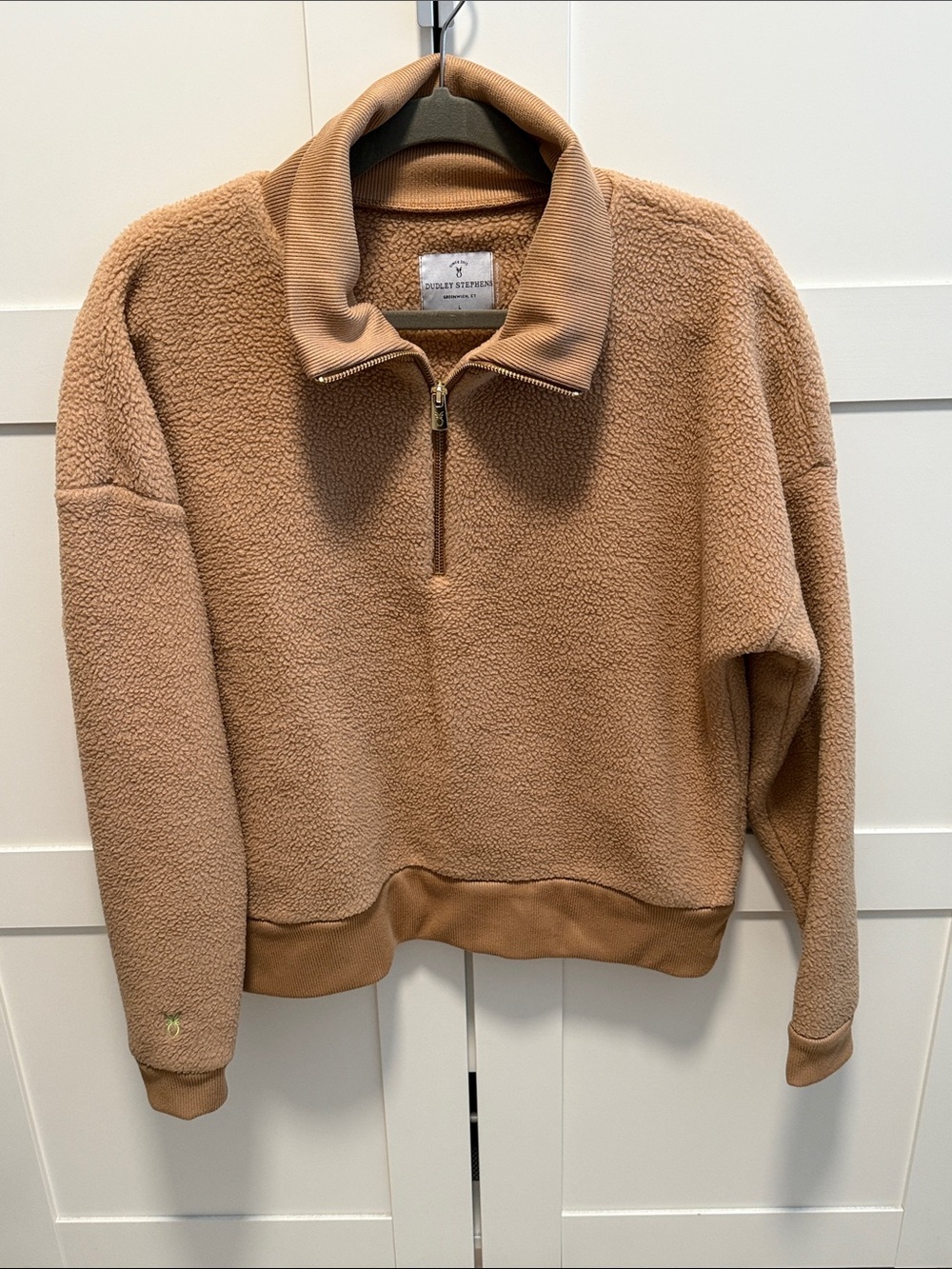 Dudley Pullover (sherpa fleece) Camel - L